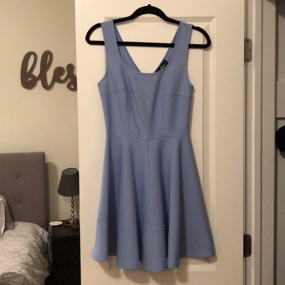 Light Blue Skater Dress